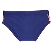 preiswerte Badehosen &amp; Boardshorts-Herren Badeshorts Badehose Badehosen Patchwork Punkt Kordelzug Schnelltrocknend Elastisch Atmungsaktiv Unterteile Surfen Wassersport Schwimmen Sommer