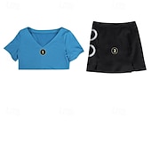 billige Kvinners kostymer-Haveventyrer Stråhattpirat Navigator Fancy kostyme Anime Cosplay Y2K for Dame Voksne Halloween Karneval Fest Ytelse Fritid / hverdag