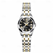 ieftine Ceasuri Quartz-ceas de damă, ceas de lux cu farmec pentru femei, decorațiuni cu diamante, funcție de calendar, afișaj cu lumină de noapte, ceas casual la modă pentru femei, cele mai bune accesorii pentru femei și