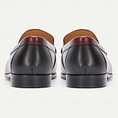 economico Mocassini in pelle premium-mocassini casual da uomo in pelle pregiata, elegante finitura marrone con cinturino, perfetti per eventi diurni e abbigliamento da resort