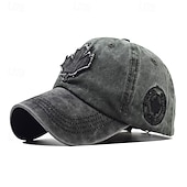 cheap Event &amp; Party Supplies-Vintage Canada Baseball Cap Maple Leaf Embroidered  Distressed Retro Dad Hat, Adjustable Cotton Outdoor Snapback Trucker Style, Unisex Casual Streetwear