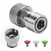 levne Sady šroubováků-Adaptér ze zahradní hadice na mini tlakový čistič - 3/4" na 1/4", nástavec pro tlakový čistič zahradní hadice, převod vodní hadice na konektor pro tlakový čistič, nerezová ocel (konektor + sada 5