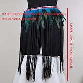 voordelige Outfits-Middeleeuws Renaissance Veren kostuumaccessoires Krijger Elf Veer Kostuum Dames Halloween Carnaval Prestatie LARP Ren Faire Volwassenen Kostuum