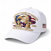 Недорогие Америка 250-Кепка с символикой 250-летия США с меланжевым орлом термопереносное печатание патриотическая бейсболка регулируемая ретро кепка для мужчин и женщин Семиквинтессенциаль