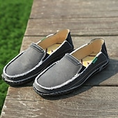 tanie Buty casual slip-on-męskie niebieskie, dżinsowe, wsuwane mokasyny, ręcznie szyte, codzienne buty na codzienne dojazdy do pracy, weekendowe wypady i spacery po plaży