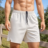 abordables Pantalones cortos de correr-Hombre Pantalones Cortos Running Pantalón Corto Short Running Pantalones cortos deportivos Correa Bolsillos Retazos Bermudas Diario Exterior Deporte Verano Secado rápido Dispersor de humedad
