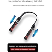 levne Svítilny-Pracovní světlo, odnímatelné, dobíjecí, LED pracovní světlo s magnetickou základnou, handsfree mechanické světlo, kolem krku