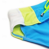 economico Costumi da bagno &amp; Pantaloni da surf-Per uomo Standard Costume da bagno Costume da Bagno Slip mare Color-blocking Coulisse Asciugatura Rapida Elastico Traspirante Senza Maniche Pantaloni Surf Sport Acquatici Nuoto Estate