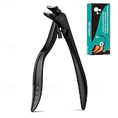 economico Cura Personale &amp; Salute-tagliaunghie curvo in acciaio inossidabile, tagliaunghie anti-schizzi a mascella larga, tagliaunghie ergonomico per impieghi gravosi per unghie incarnite &amp;unghie spesse, strumento portatile per la