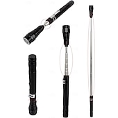 levne Svítilny-magnetické teleskopické elastické nástroje pro vybírání na krk, přenosná roztažitelná magnetická teleskopická LED svítilna magnetické nástroje pro vybírání pracovní světla magnetická svítilna,