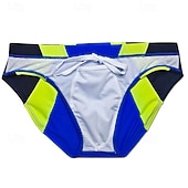 economico Costumi da bagno &amp; Pantaloni da surf-Per uomo Costume da bagno Costume da Bagno Slip mare Color-blocking Asciugatura Rapida Elastico Traspirante Costume da Bagno Pantaloni Surf Sport Acquatici Nuoto Estate