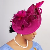 economico Fascinatori &amp; Cappelli-Copricapo affascinante Gentildonna Costume Per donna Mascherata Tè Ascot Festival delle corse di cavalli Adulti Copricapo
