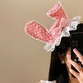cheap Animal Costume-Party Animal Rabbit Bunny Cute Kid's Adults' Unisex Halloween Carnival Masquerade Evening Party Dress Up