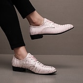 Недорогие Дерби туфли-Мужские туфли из искусственной кожи в красно-золотую полоску – стильная формальная обувь для свадеб и деловых мероприятий.