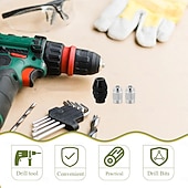 economico Strumenti di misurazione e misurazione-Kit di 16 mandrini per smerigliatrice con anima in rame, 2 dadi, 1 pinza imperiale e 2 chiavi per accessori per utensili rotanti a batteria e parti per trapani elettrici
