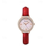 preiswerte Quarz-Uhren-Muttertagsgeschenk 1 originale Business-Stil Perlmutt-Muster-Uhr modische Damen-Uhr Ipx7 wasserdicht Freizeit Sport Quarz-Armbanduhr für Frauen Box
