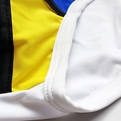 baratos Calções de banho &amp; Calções de surf-Homens Shorts de Natação Calção Justo de Natação Sunga de Natação Bloqueio de cores Secagem Rápida Esticar Respirável Calças Surfe Esportes Aquáticos Natação Verão