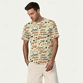  Patriotisk T-skjorte Grafisk T-skjorte USA Retro / vintage Patriotisk T-skjorte 1776–2026 til Unisex Voksne 3D-utskrift for Uavhengighetsdag 4. juli Fest