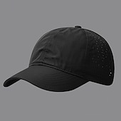 preiswerte Baseballkappe für Herren-Herren Baseballkappe Mesh-Kappe Schwarz Dunkelmarine Polyester Ausgehöhlt Aktiv Täglich Sport Lässig Täglich Heim Einfarbig Sonnenschutz Belüftung