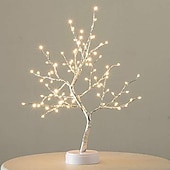 preiswerte Dekorative Lichter-Tischleuchte mit 108 LEDs in Bonsai-Baumform zum Selbermachen, batterie-/USB-betrieben, ästhetische Lampe für Wohnzimmer, Schlafzimmer, Weihnachtsgeschenk, Dekoration für Zuhause