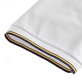 abordables Polo clásico para hombre-Hombre Camiseta de golf Camisetas polo piqué Casual Negocio Cuello polo acanalado Manga Corta Moda Básico Color sólido Plano Botones Verano Primavera Primavera &amp; Otoño Ajuste regular Azul cielo