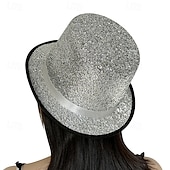 cheap Party Supplies-St. Patrick's Day Green Glitter Top Hat, Sparkling Leprechaun Hat for St Paddy's Day Irish Festival Parade, Costume Accessory for Men Women Kids, Lucky Green Shiny Party Hat, Dress Up Supplies