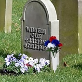 levne Umělé květiny-5 balení hřbitovních květin na hrob, 7 hlav, umělé červené, modré, bílé, šeříkové, vlastenecké, umělé hedvábné květiny na hřbitov, Den veteránů, dekorace na stůl ke Dni nezávislosti, 4. července