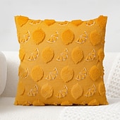 abordables Tirar almohadas, inserciones y cubiertas-Funda de almohada decorativa suave y acolchada de color liso para el Día de San Patricio, Pascua y San Valentín, ideal para sofá o sala de estar.