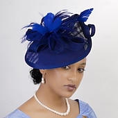 economico Fascinatori &amp; Cappelli-Copricapo affascinante Gentildonna Costume Per donna Mascherata Tè Ascot Festival delle corse di cavalli Adulti Copricapo
