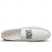 baratos Mocassins casuais-Mocassins masculinos verdes em couro sintético, elegantes e versáteis para ocasiões casuais e eventos de verão.