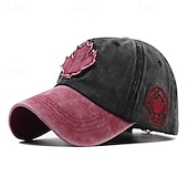 cheap Event &amp; Party Supplies-Vintage Canada Baseball Cap Maple Leaf Embroidered  Distressed Retro Dad Hat, Adjustable Cotton Outdoor Snapback Trucker Style, Unisex Casual Streetwear