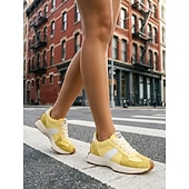 billiga Damsneakers-dam retro vit &amp;grå platåsneakers - avslappnade grova pappaskor med svart kontrastrand för dagligt streetwear, urban pendling &amp;stadsvandring