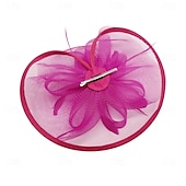 economico Fascinatori &amp; Cappelli-Derby Copricapo affascinante Gentildonna Floreale Costume Per donna Mascherata Ascot Festival delle corse di cavalli Adulti Copricapo