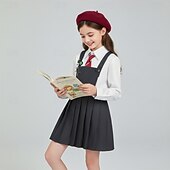  Genius Girl Cosplay Costume Outfits Casual School Uniforms for Unisex Kid's Adults' Halloween Carnival Carnival Halloween School Wear