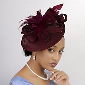 economico Fascinatori &amp; Cappelli-Copricapo affascinante Gentildonna Costume Per donna Mascherata Tè Ascot Festival delle corse di cavalli Adulti Copricapo