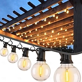 cheap Home Storage &amp; Hooks-20pcs Square Snap Hanging Hooks with Safety Buckle, Anti-Drop Screw-In Outdoor Hooks for String Lights, Hanging Plants, Wind Chimes, Bird Feeders, Lanterns, Christmas Decorations