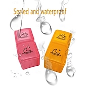  Monthly AM/PM Pill Organizer – Twice-a-Day Medicine & Vitamin Storage with Labels and Stickers for Easy Daily Management