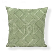 cheap Throw Pillows,Inserts &amp; Covers-Nordic Green Plant Leaf Pattern Linen Throw Pillow Cover Decorative Cushion Cover for Sofa Bed Headboard Car and Nap Pillow Use