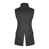 cheap Tops-Gothic Victorian Medieval Vest Sleeveless Prince Vampire Gentleman Zip-Up Fancy Dress Men's Halloween Carnival Masquerade Renaissance Fair LARP Retro Theme Party Adults' Vest