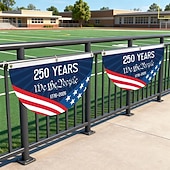 billiga 250:e årsjubileum-250-årsjubileum vi folket patriotisk veckad fläktflagga vevar utomhusveranda balkong självständighetsdag dekor 1776 2026