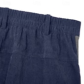 economico Pantaloni cargo-Per uomo Pantaloni Cargo Pantaloni Pantaloni in velluto a coste Pantaloni casual Tasca Elastico in vita Multi-tasche Semplice Comodità Morbido Lunghezza intera All'aperto Quotidiano Uscire Vacanza