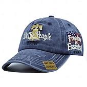 levne 250. výročí USA-Klobouk My, lid, vlastenecká vyšívaná baseballová čepice 1776 Liberty Freedom Design, nastavitelná vintage vlajka USA trikolóra tátova čepice pro muže a ženy