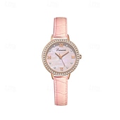 preiswerte Quarz-Uhren-Muttertagsgeschenk 1 originale Business-Stil Perlmutt-Muster-Uhr modische Damen-Uhr Ipx7 wasserdicht Freizeit Sport Quarz-Armbanduhr für Frauen Box