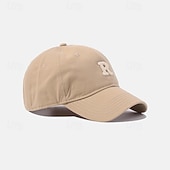 baratos Boné de beisebol masculino-Masculino Boné de beisebol Azul Claro Preto Misto de Algodão Bordado Monograma Chique &amp; Moderno Casual Diário Casual / esportivo Casual Diário Ao ar livre Tecido Frases e Citações Proteção Solar
