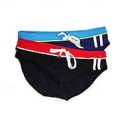 abordables Maillots de bain &amp; Shorts de bain-Homme Shorts de bain Short de bain Slips de natation imprimé Cordon de serrage Séchage Rapide Élastique Respirant Bas Surf Sports Nautiques Natation Été