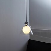 cheap Drum &amp; Cone Design-Sunset Pendant Light – Ribbed Glass Shade With Chrome technique