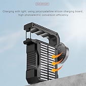 olcso Elemlámpák-újratölthető zseblámpa, ultra fényes LED-es zseblámpa, napelemes LED-es zseblámpa, nagy lumenű, szuper fényes kiegészítők, kézi zseblámpa kültéri használatra, túlélésre és otthoni biztonságra