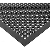 cheap Rugs &amp; Mats &amp; Carpets-Heavy Duty Rubber Floor Mat – Non-Slip, Waterproof, Easy to Clean – Anti-Fatigue Mat for Commercial Kitchens, Restaurants, Workshops – Oil Resistant, Hose Washable