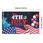 billige USA 250.-uavhengighetsdagen banner bakgrunn stoff festival utstillingsvindu veggdekorasjon hengende stoff flagg