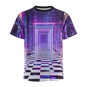 economico cranio e ossa-T-shirt da uomo in stile industriale giallo neon con silhouette in ombra, stile grunge, cyberpunk, streetwear, audace, tecnico, taglia normale, casual, abbigliamento rave, abbigliamento s m l xl xxl